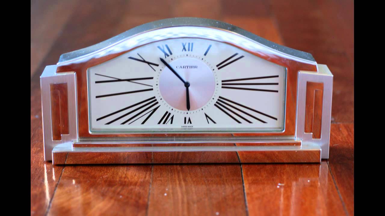 cartier mantle clock