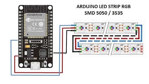 Arduino WS2812B LED Strip Addressable RGB SMD 5050 / 3535