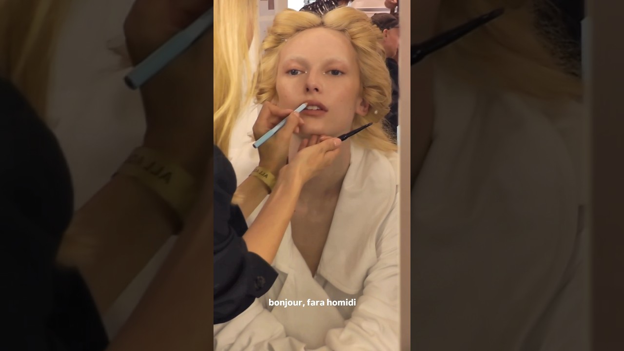 Fashion Week Makeup with Fara Homidi and Alex Consani.