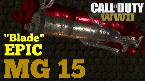 Epic MG 15 "Blade" Weapon Variant in Call of Duty WWII