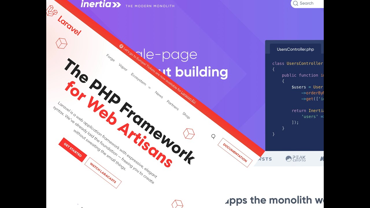 Using Inertia.js in Laravel Application - YouTube