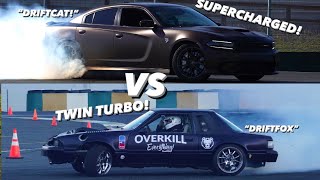 SUPERCHARGED VS TWIN TURBO | DRIFTING TWO CARS AT THE SAME EVENT!!