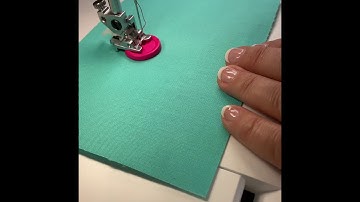 Sewing on a Button by Machine