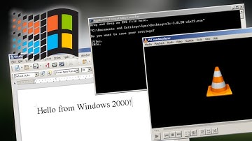 Running Modern Programs on Windows 2000 in 2024