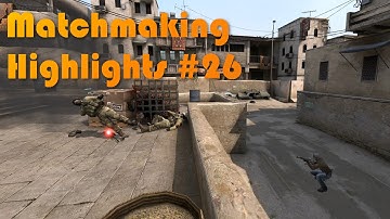 Matchmaking Highlights #26 (CS:GO, Lucky Headshot, AWP Ace, 4Ks)