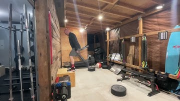 Lateral shuffle to box jump