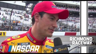 Logano leads 222 laps, finishes sixth at Richmond