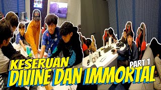 EVOS DIVINE DAN IMMORTAL ~ VLOG KESERUAN MEREKA TOURNAMENT