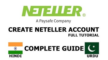 How to Create Neteller Account In Pakistan/ india  2020