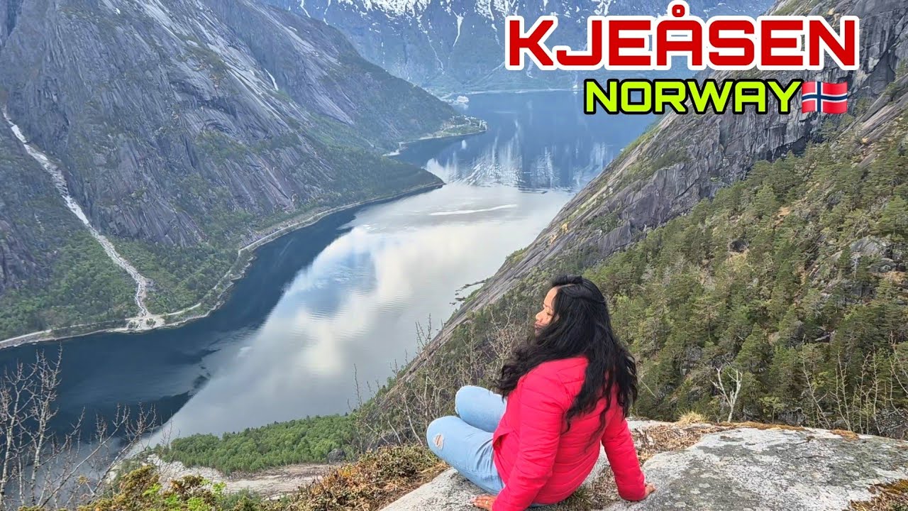 Drive to Kjeåsen, a mountain farm in Eidfjord, Norway - YouTube
