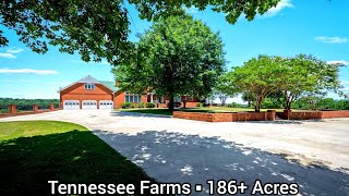 Tennessee Farms For Sale / 186 Acres / Tennessee Land For Sale / Multiple Barns Fenced Land