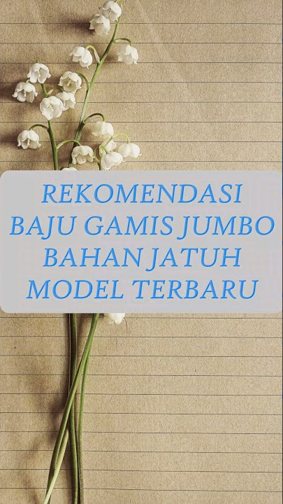 Baju gamis jumbo bahan jatuh model terbaru