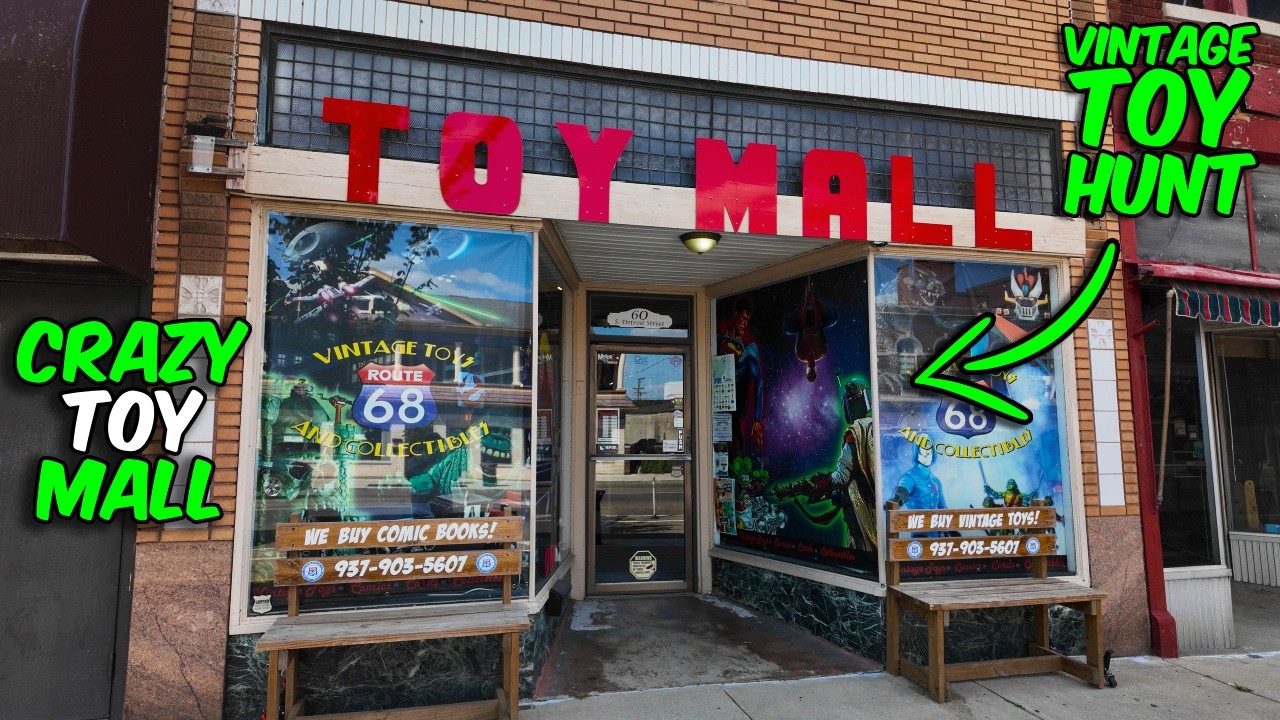 ГРАНДИОЗНАЯ охота за винтажными игрушками на Route 68 в Ксении, штат Огайо! (Два магазина!)