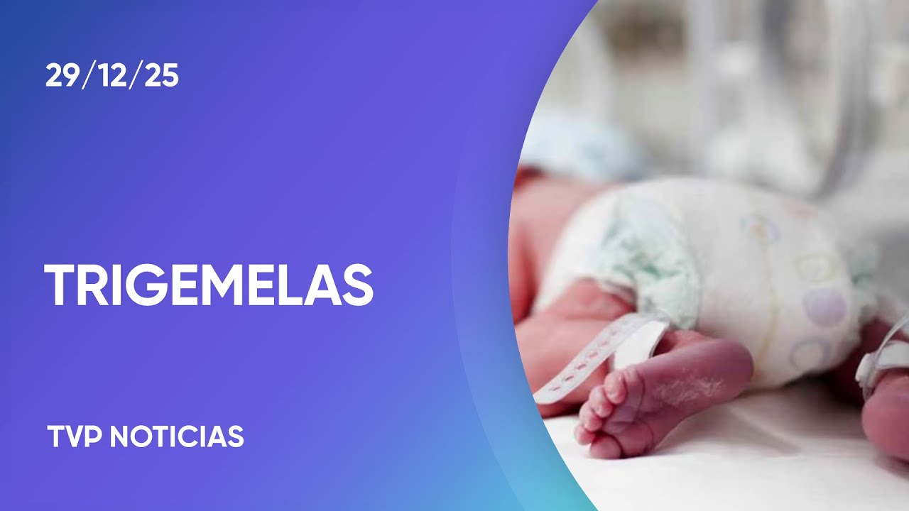 Histórico: nacieron trigemelas idénticas en Chubut