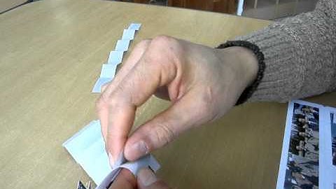 mini album binding video