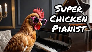 Rockstar Chicken: Watch Her Play Piano! 🎹🐔