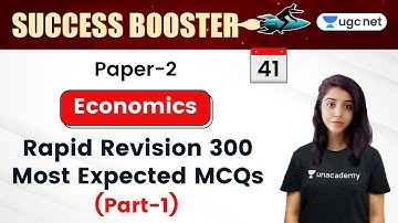 UGC NET Paper 2 Crash Course | Economics by Priya Kumari | Rapid Revision 300 Most Expected MCQs