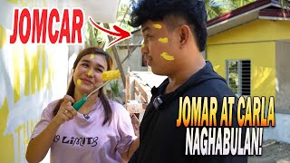 PART 36 | CARLA AT JOMAR NAGPINTURA SA KANILANG BAHAY! NANAY NAIYAK!