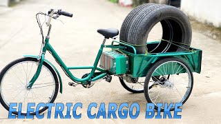 : Build Electric Cargo Bike Using 750W Reducer Brushless Motor