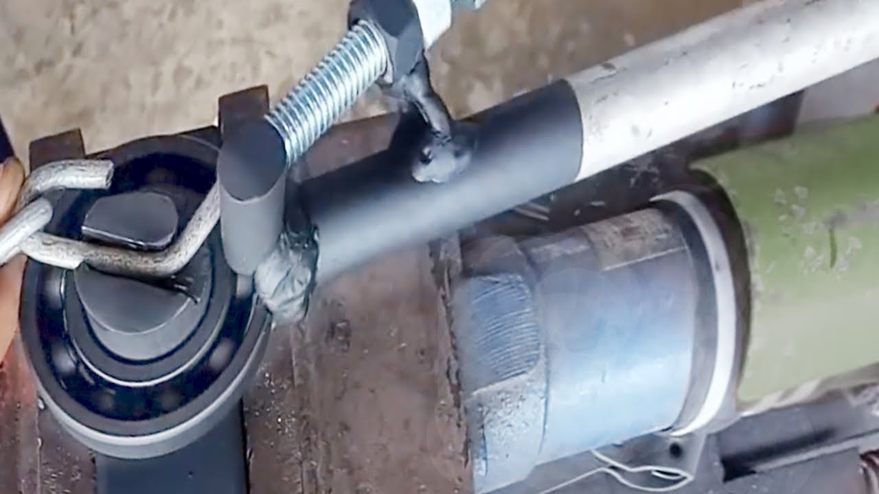 Fabricante de cadenas de eslabones de acero casero | Mechtrick - YouTube