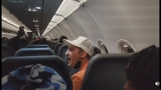 Angry Passenger Gets Taped To A Chair