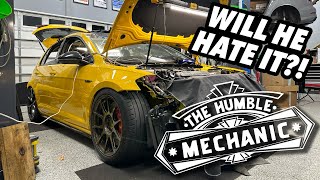 We're BAGGING The HUMBLE MECHANIC RS3 Swapped VW Golf R!