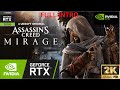 Assassin&#39;s Creed Mirage | RTX 2070 Super | QHD Very High Settings | Full INTRO |