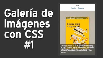 Crear una galería de imágenes con CSS y jQuery #1