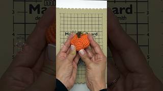 Mini Macrame Pumpkin Keychain Tutorial 🍂