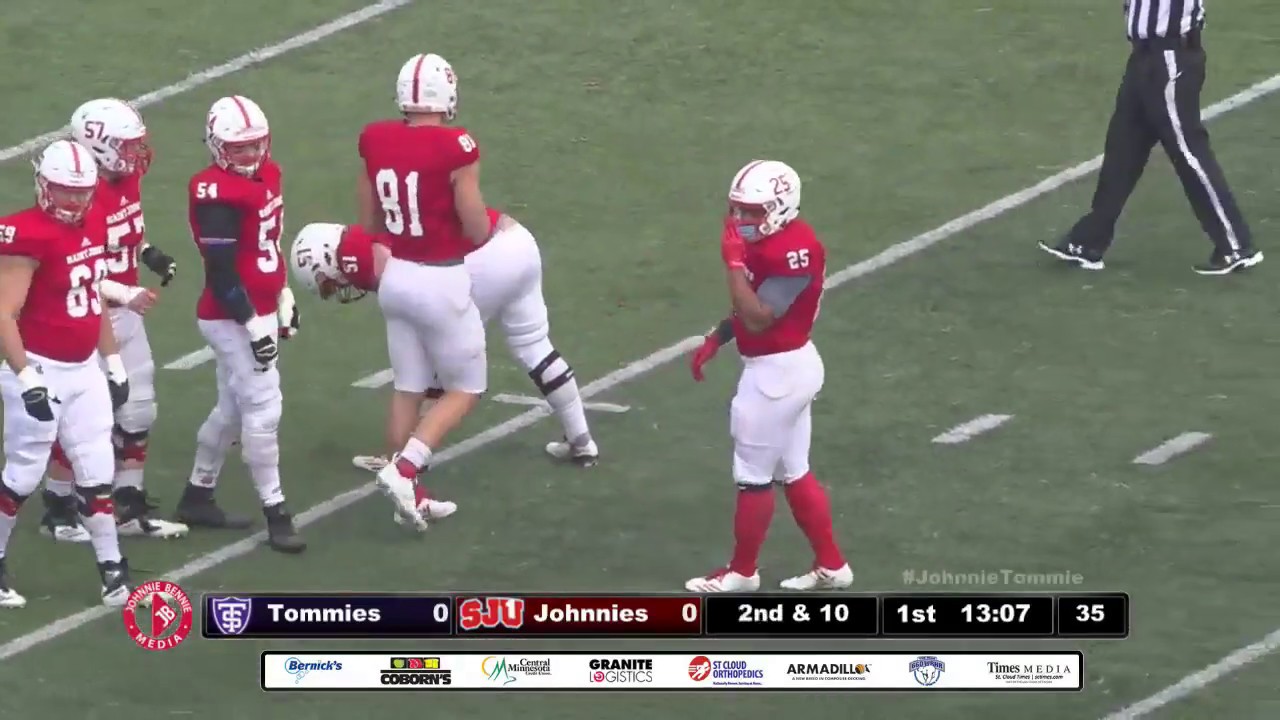 2018 sju football vs st thomas youtube