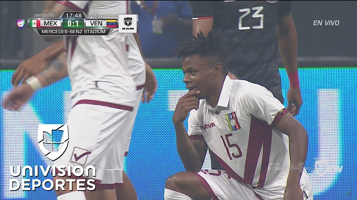 Tremendo golazo de Jhon Murillo, Venezuela le gana 1-0 a México