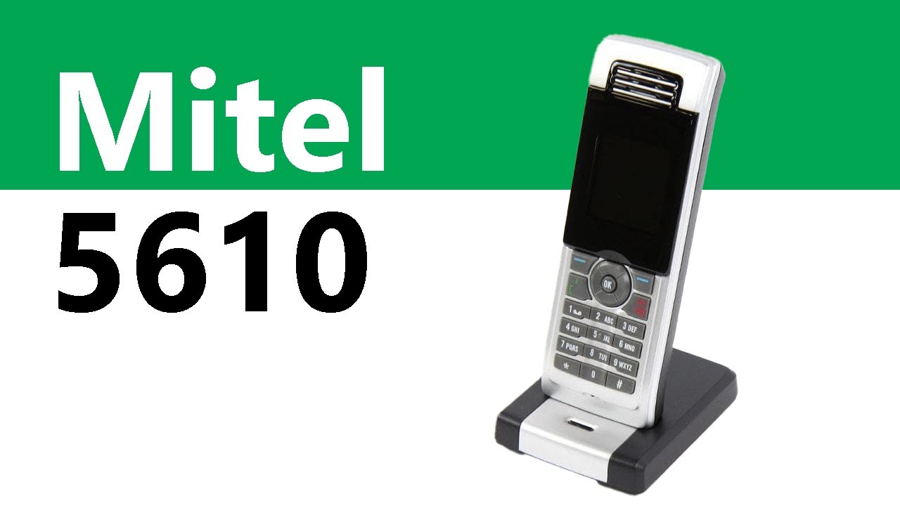 Mitel 5610 IP DECT Cordless Handset - Product Overview - YouTube
