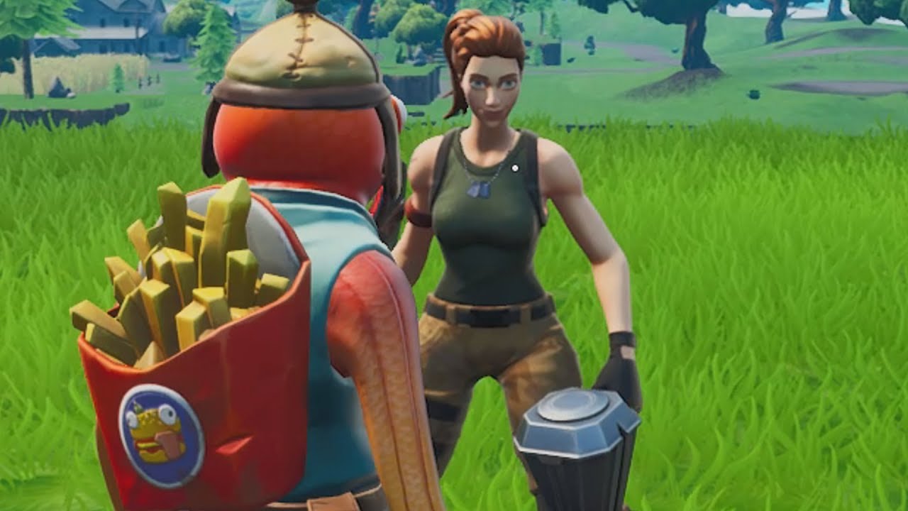 default skin little kid won't stop asking me for thor's axe on Fortnite...