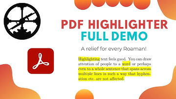 PDF Highlight Extension for Roam Research - Full Demo