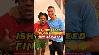 IShowSpeed finally meets Ronaldo 🙀💞#shorts