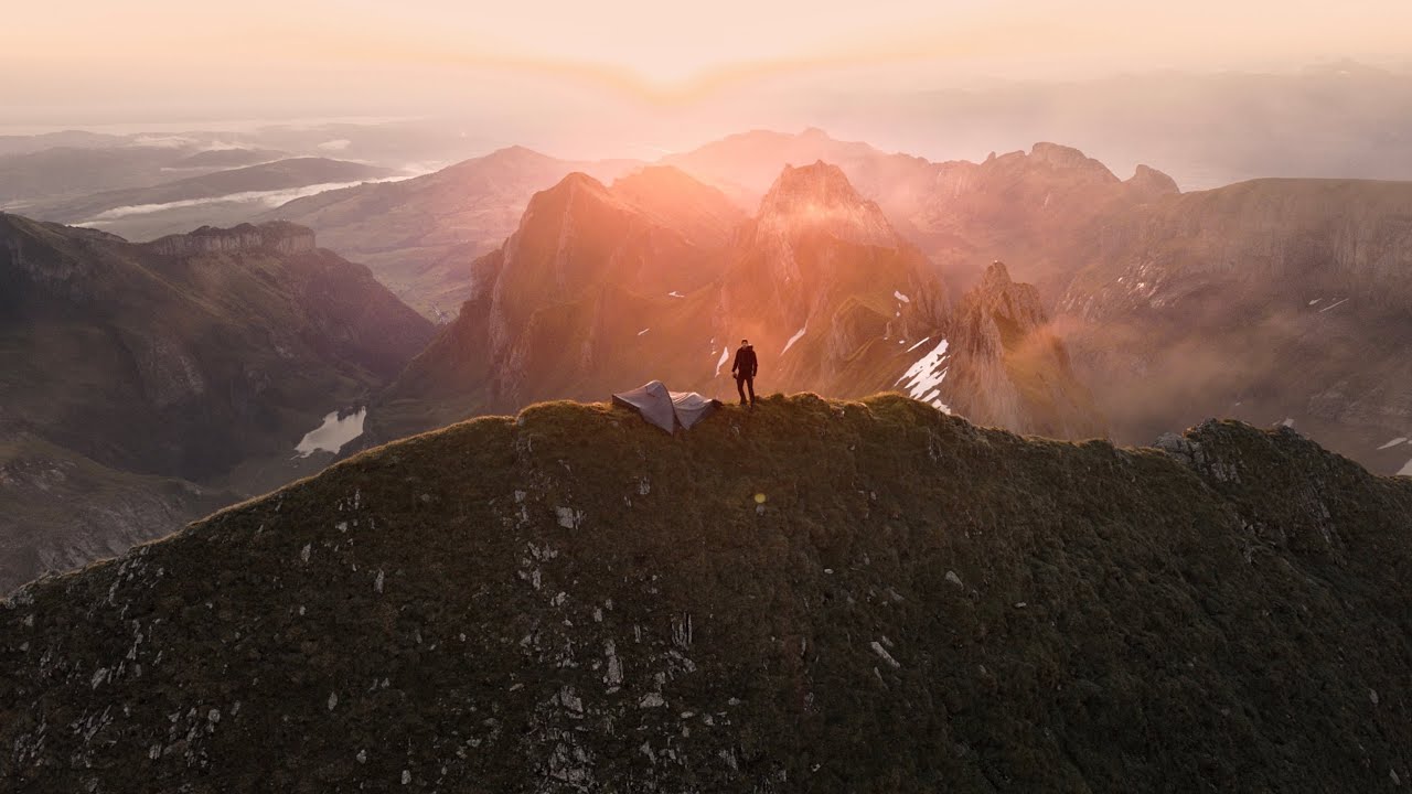 Apppenzeller mountains from Altmann Switzerland