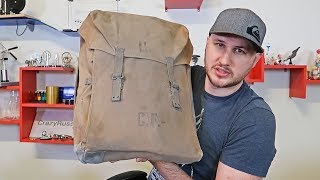 Unboxing Danish Civil Defense Backpack Tool Kit