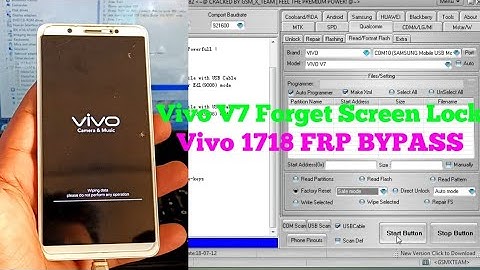 Vivo V7 Forget Screen Lock kaise Unlock Kare | Vivo 1718 password Unlock Miracle |Vivo v7 Frp Bypaas