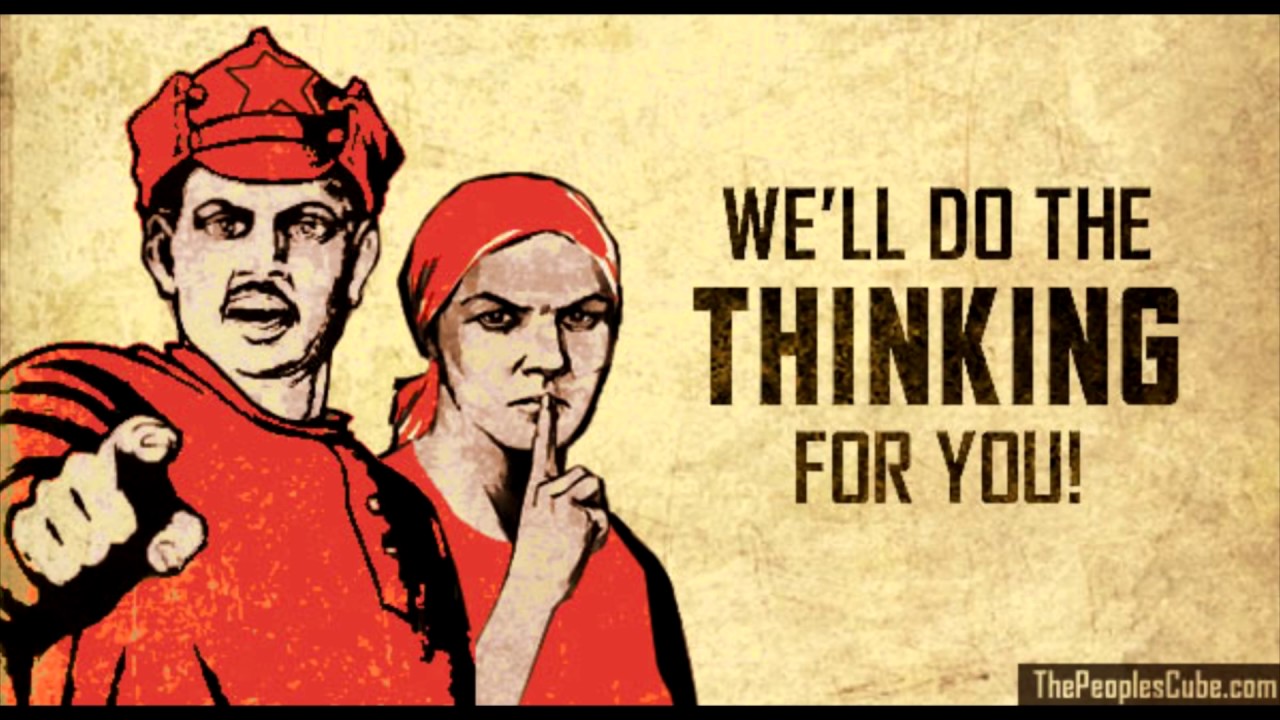 Orwell Slogans + Dystopian Music