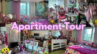 Cute & Colorful DTLA Apartment Tour !  (Kawaii, Girly, 2000s inspired Doll Collector Apartment)