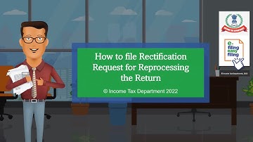 How to file Rectification Request for Reprocessing the Return?