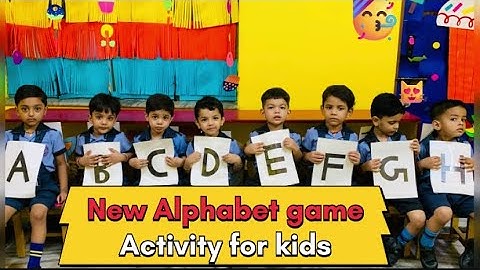 Alphabet game activity for nursery | alphabet activity for kids | A B C activity for preschoolers