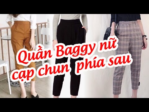 Hướng dẫn may quần baggy - quần đồng phục - Tự học may vá - An nhiên sewing - Rập quàn baggy | quần baggy nữ