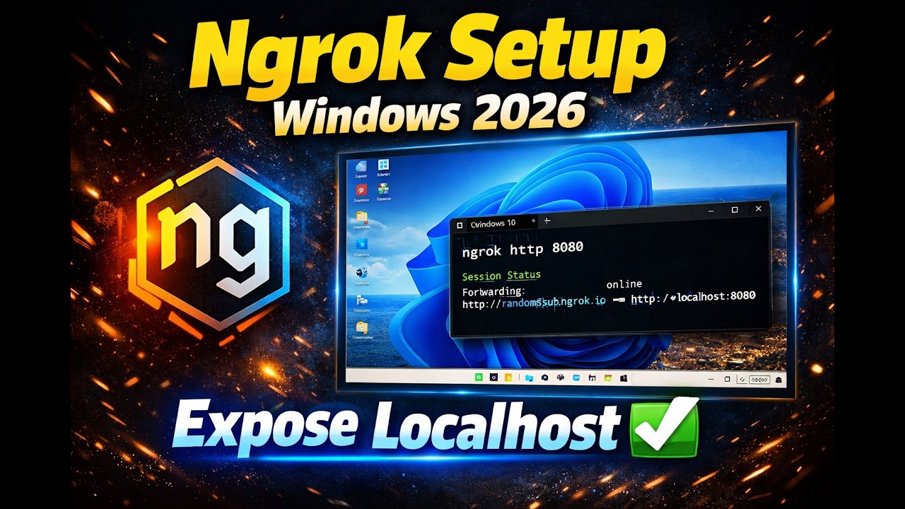 Ngrok Setup on Windows 10 & 11 | Expose Your Localhost to the Internet ...