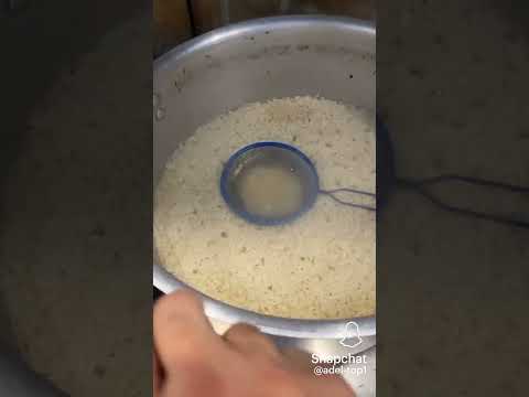 اذا زاد عليك الماء اذا طبخت رز وش تسوي