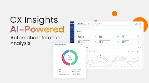 CX Insights: AI-Powered Automatic Interaction Analysis 📊📈