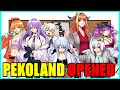 【Hololive】Pekora: Pekoland's Opening Ceremony ft. Moona, Coco, Botan, Kanata【Minecraft】【Eng Sub】