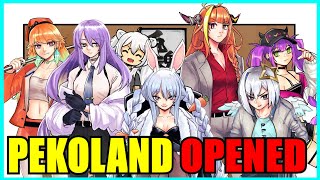 【Hololive】Pekora: Pekoland's Opening Ceremony ft. Moona, Coco, Botan, Kanata【Minecraft】【Eng Sub】