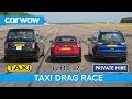 TAXI DRAG RACE: Uber vs electric London Black Cab vs private hire - which is quickest?