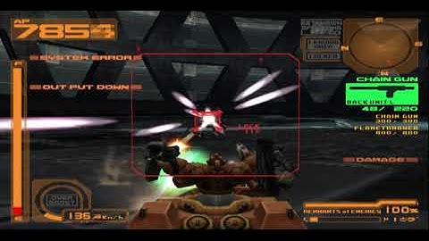Armored Core 2 Another Age - VS Stinger with max AP tank (HARD mode)